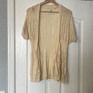 Cardigan with crochet detail